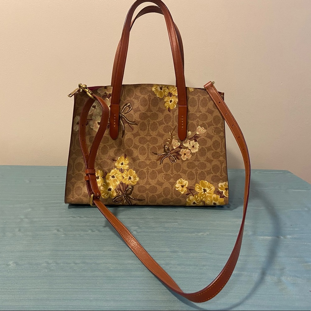 Floral coach bag